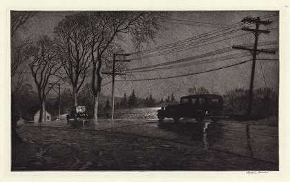 《雨夜6号线》（1933） by Martin Lewis