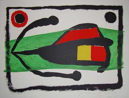阿尔塔米拉（1958） by Joan Miró