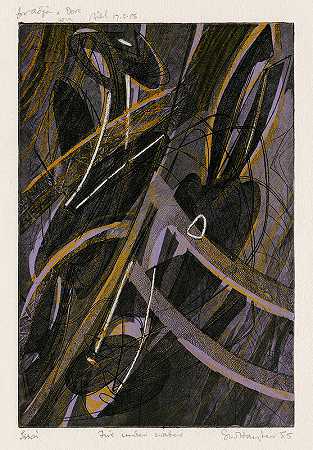 “水下之火”替代标题“水下之火”（1955年） by Stanley William Hayter