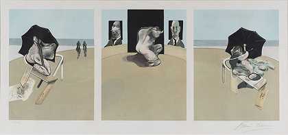 三联画1974-1977（1981） by Francis Bacon