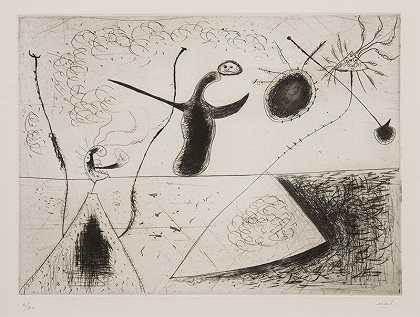 地平线（1938） by Joan Miró