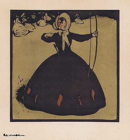 射箭（1898） by William Nicholson