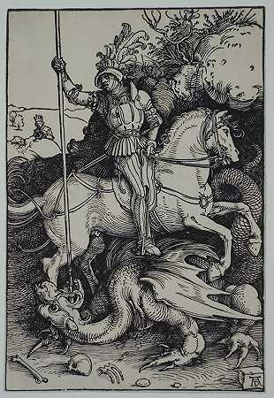 圣乔治屠龙记（约1504-1505） by Albrecht Dürer
