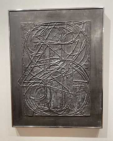 0到9，来自铅浮雕（1970年） by Jasper Johns