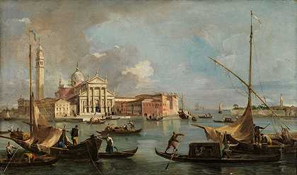圣乔治·马焦雷风景（约1760年） by Francesco Guardi