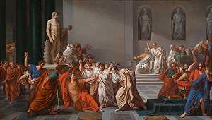 朱利叶斯·凯撒之死（约1825年） by Vicenzo Camuccini
