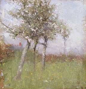 苹果花（1885） by George Clausen