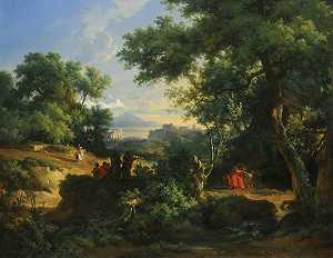 德谟克利特和阿卜杜勒（1817） by Achille Etna Michallon