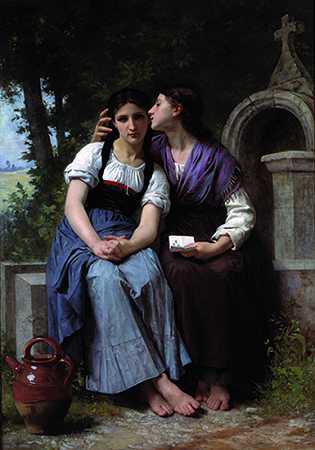 《信心》（约1880年） by Elizabeth Jane Gardner Bouguereau