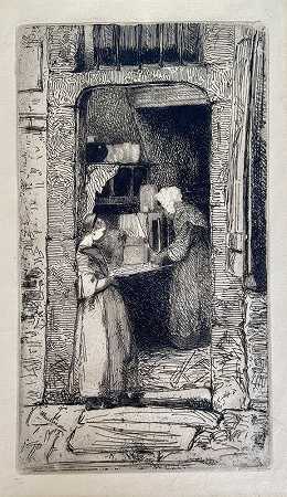 芥末商人（1858年） by James Abbott McNeill Whistler