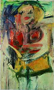 玛丽莲·梦露（1954） by Willem de Kooning