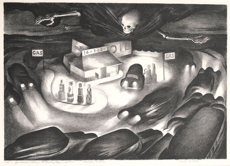 海岸之路（1936） by Benton Spruance