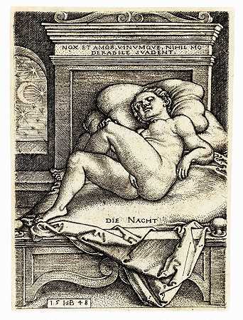 夜（1548） by Hans Sebald Beham