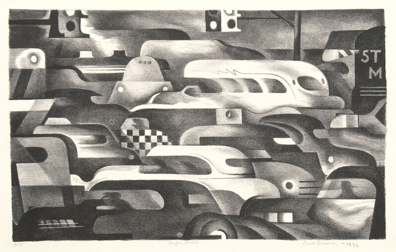 交通管制（1936） by Benton Spruance