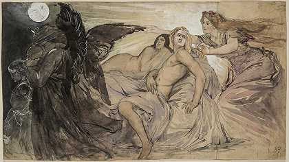奥罗拉的胜利（1887） by Osmar Schindler