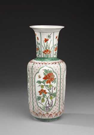 带有季节标志的奥古斯都·雷克斯花瓶（约1725-1728年） by Meissen Porcelain Manufactory