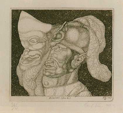 喜剧（1904） by Paul Klee