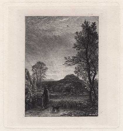云雀（1856） by Samuel Palmer