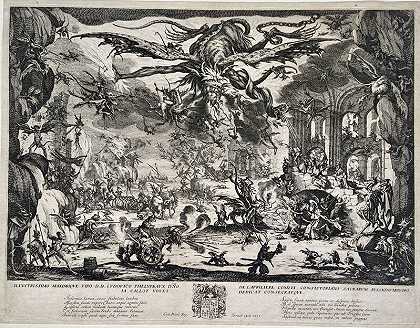 圣安东尼的诱惑（1635） by Jacques Callot