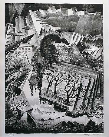 勇敢的新世界（或向前和向上）（1945） by Adolf Arthur Dehn