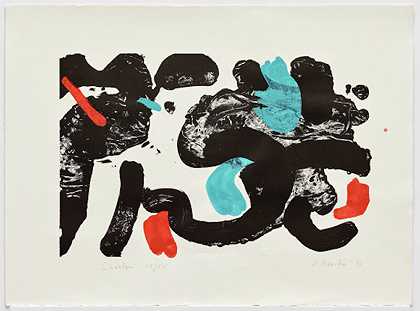 查尔邦（1970） by James Brooks (1906-1992)
