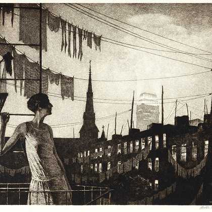 城市之光（1929） by Martin Lewis