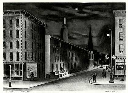 街景（1937） by Adolf Arthur Dehn