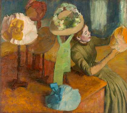 女帽店（1879-1886） by Edgar Degas
