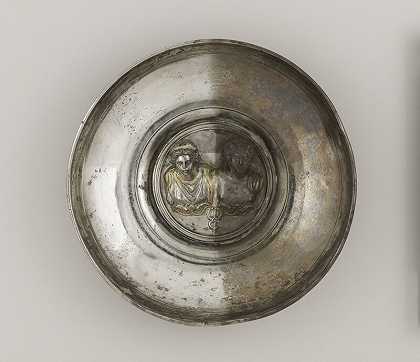 提供带有水银和玛雅或罗斯梅塔（150-225）徽章的碗 by Unknown Artist