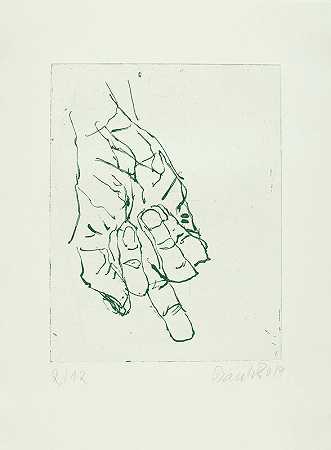 《一只手是没有浮士德V》（2019） by Georg Baselitz