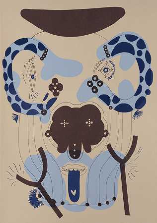 Elefant snake and muletas花瓶（约2021年） by Jaime Hayon