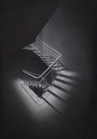 无标题（楼梯）（2021年） by Simon Schubert