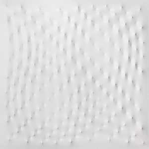 白色表面（2008） by Enrico Castellani