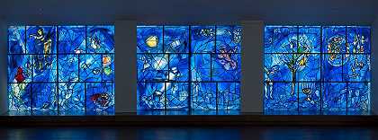 美国窗口（1977） by Marc Chagall