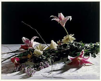 巴斯·扬·阿德尔和克里斯托弗·达坎杰洛的花束（1991年） by Christopher Williams