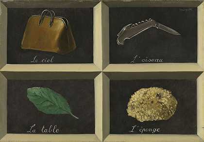 《梦的诠释》（1927） by René Magritte