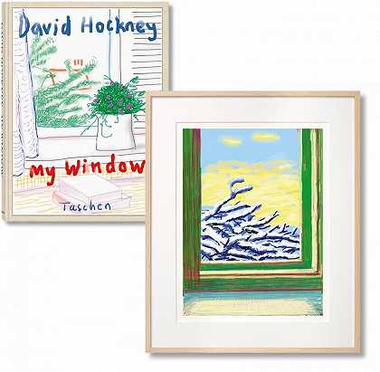 2010年12月23日，与David Hockney一起绘制了iPad图纸“No.610”。我的窗户。艺术版（编号501–750）（2019年） by David Hockney