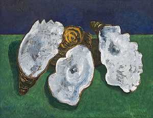 浮雕：三个牡蛎（2020） by Guy de Malherbe