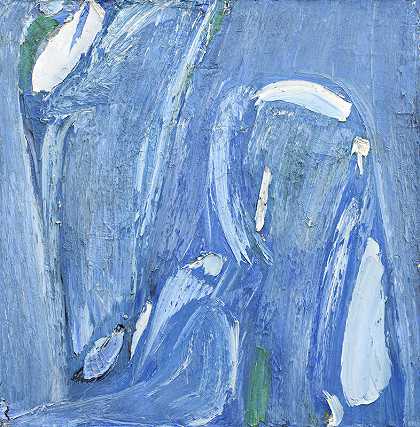 蓝色“大克莱尔”（1963-65） by Olivier Debré