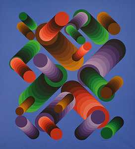 马球（1989-1993） by Victor Vasarely