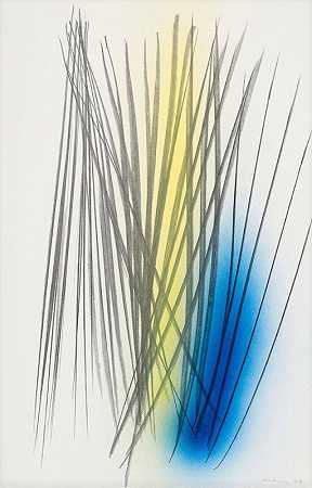 PM 1971-12（1971） by Hans Hartung
