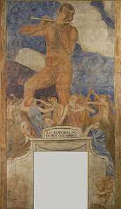 时间不过是符号（1916） by Joaquín Torres-García
