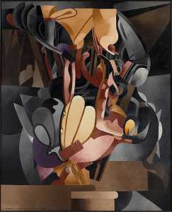 我记得我亲爱的乌迪（我再次想起我亲爱的乌迪）（1914年） by Francis Picabia