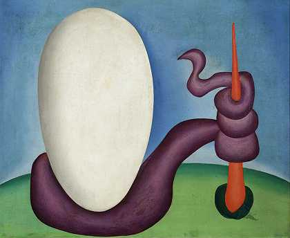 乌鲁图毒蛇（乌鲁图） by Tarsila do Amaral