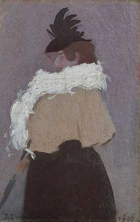 女性形象（1900） by Joaquín Torres-García