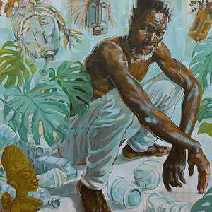 艺术对艺术家的矛盾影响（约2021年） by Alvin Kofi