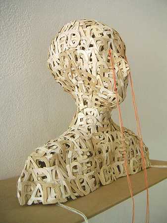 Head（2003） by Lesley Dill