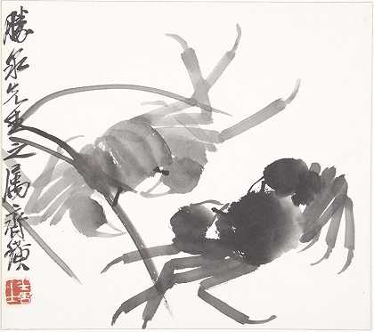 螃蟹（约1930年） by Qi Baishi