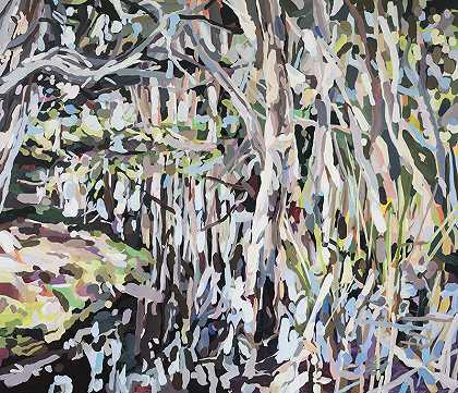 纸树皮沼泽（百年公园）（2021年） by Oliver Watts