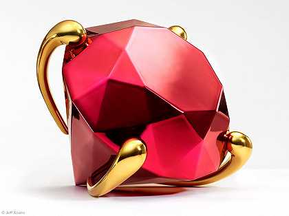 钻石（红色）（2020） by Jeff Koons